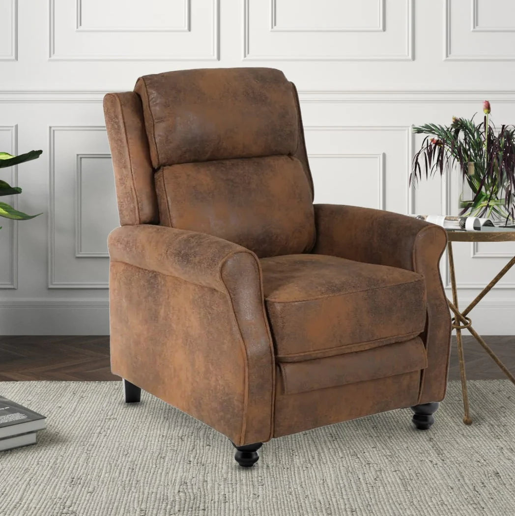 Mary Leather Air Manual Recliner Chair