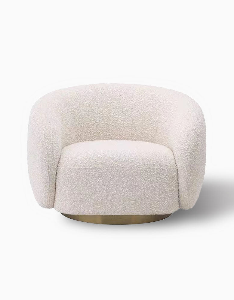 BoucleSpin Elegance Accent Chair