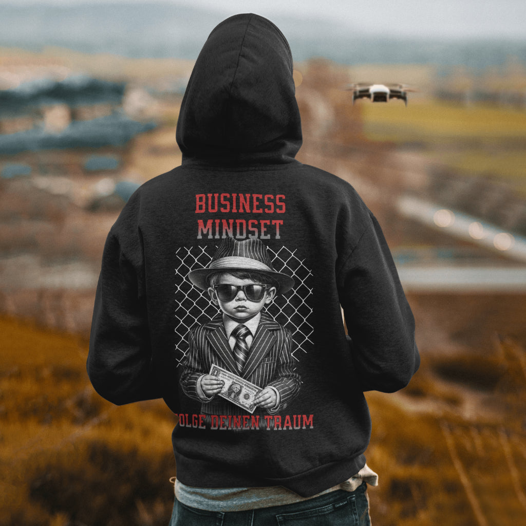 "Business Mindset" Unisex-Kapuzenpullover