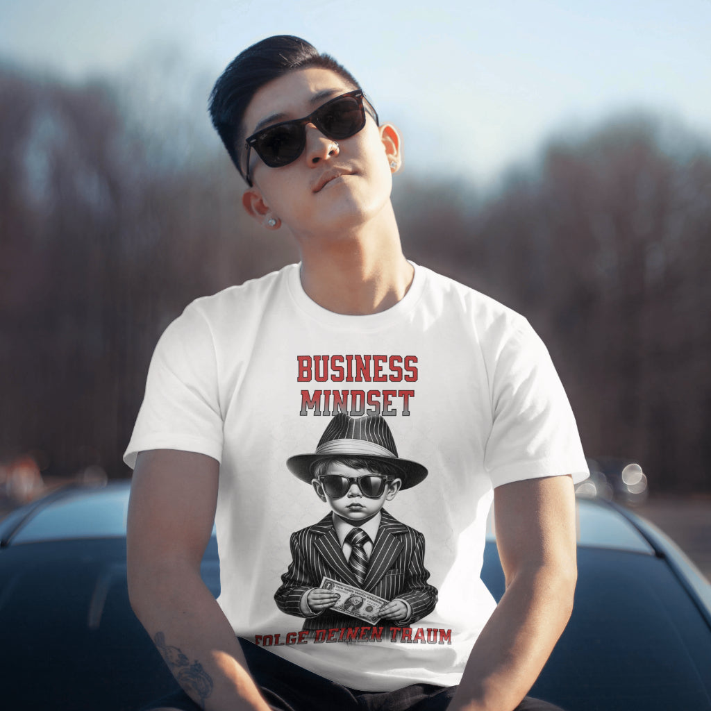 "Business Mindset" Klassisches Herren-T-Shirt