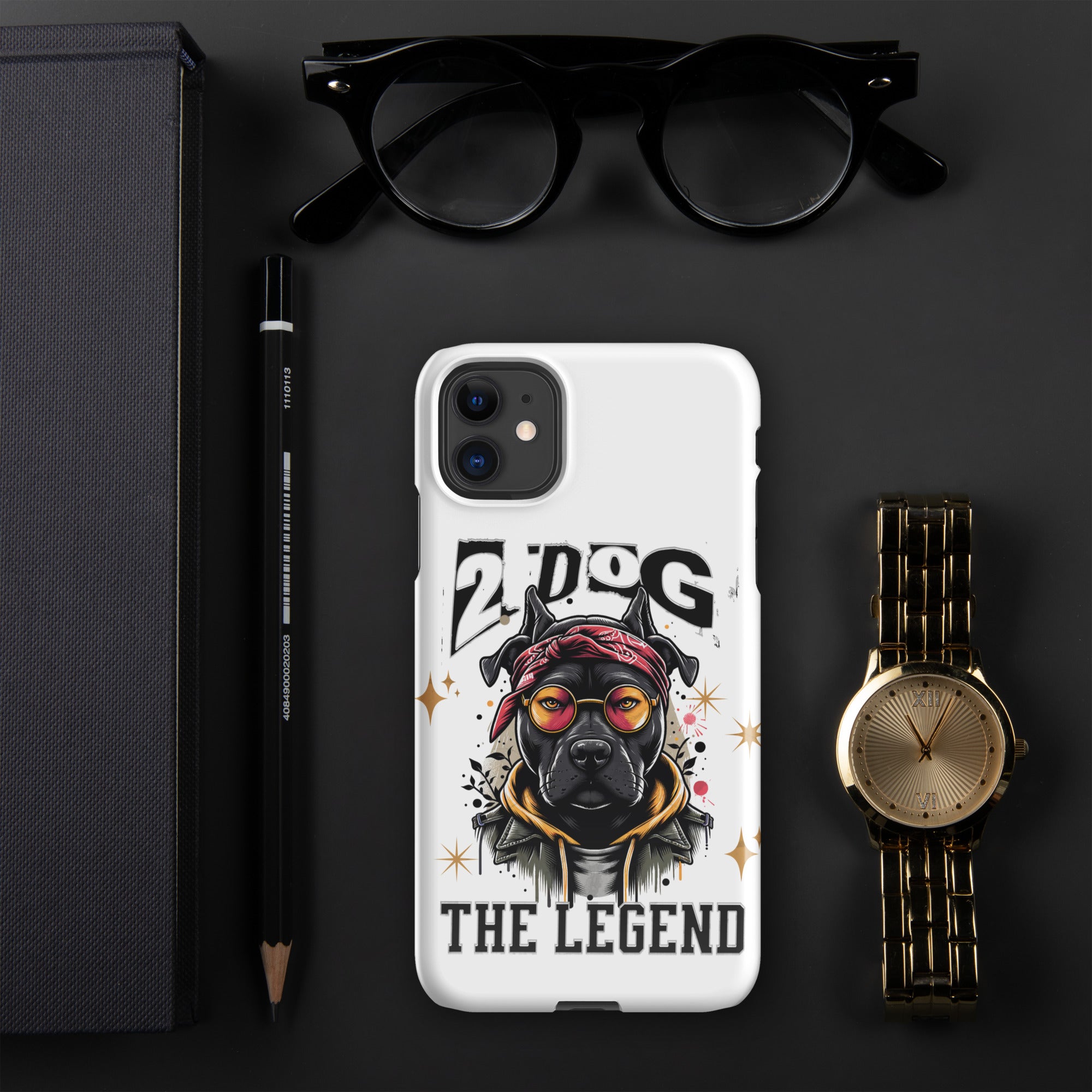 " 2 Dogs The Legend" Snapcase iPhone®-Hülle