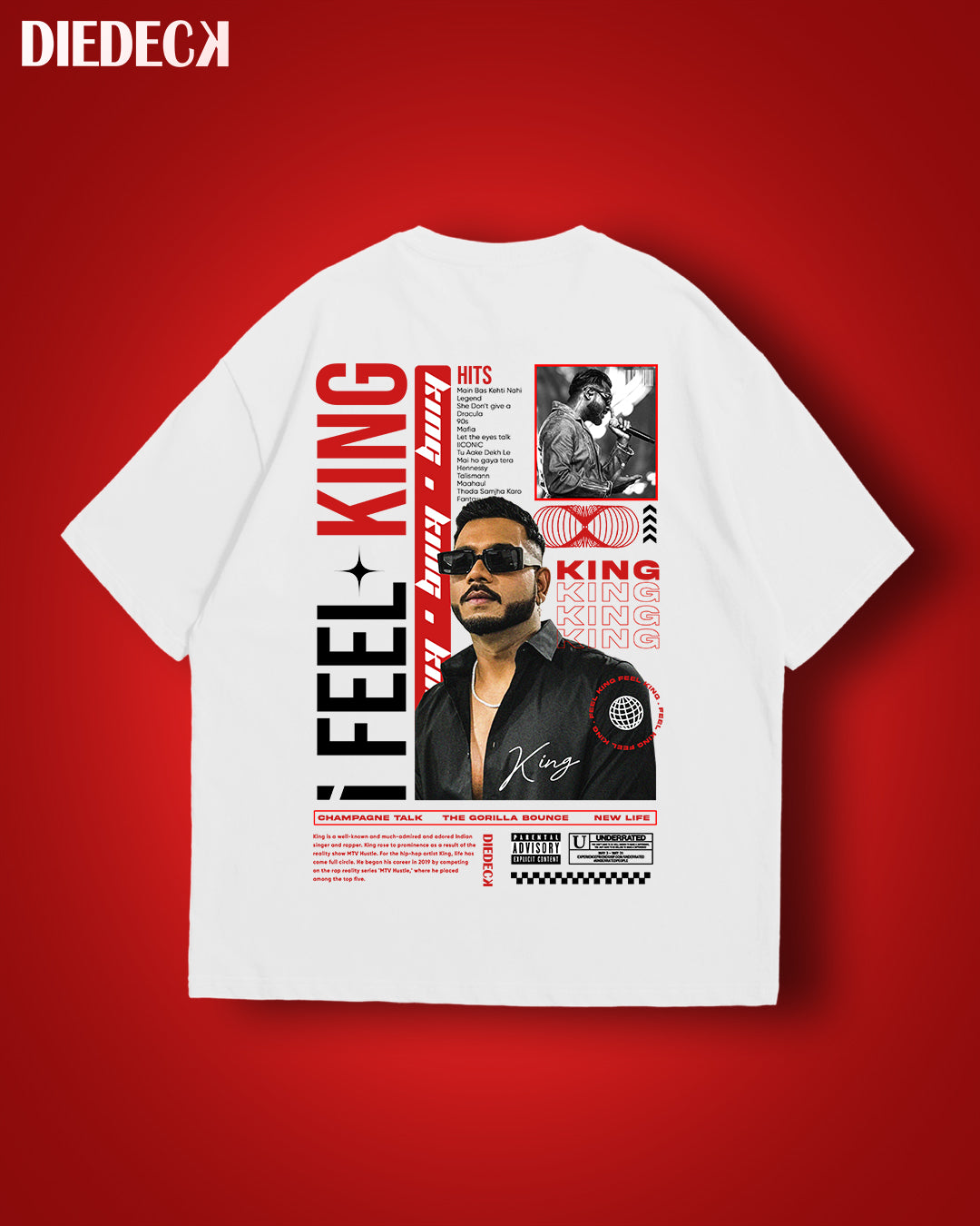 KING OVERSIZED TSHIRT WHITE