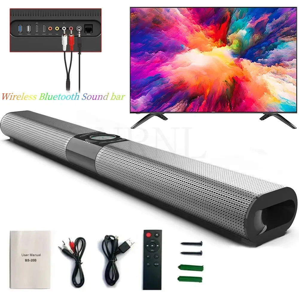 Wireless Bluetooth Sound bar Speaker System Home Theater TV Projector Super Power Sound Speaker Wired Wireless Surround Stereo