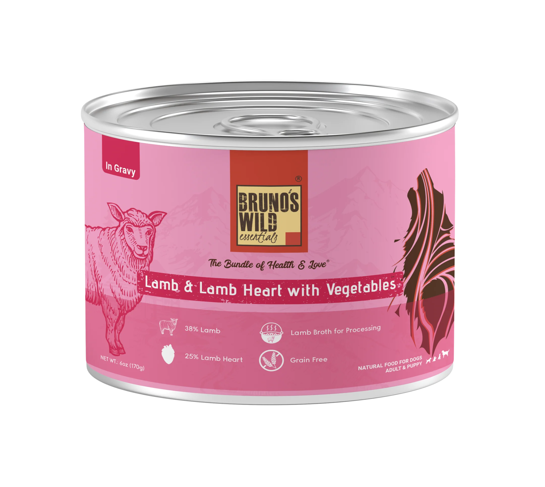 Lamb & Lamb Heart With Vegetables-170G