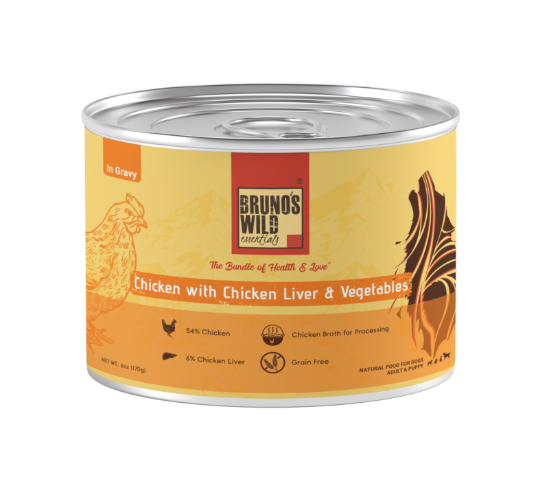 Chicken With Chicken Liver & Vegetables-170G