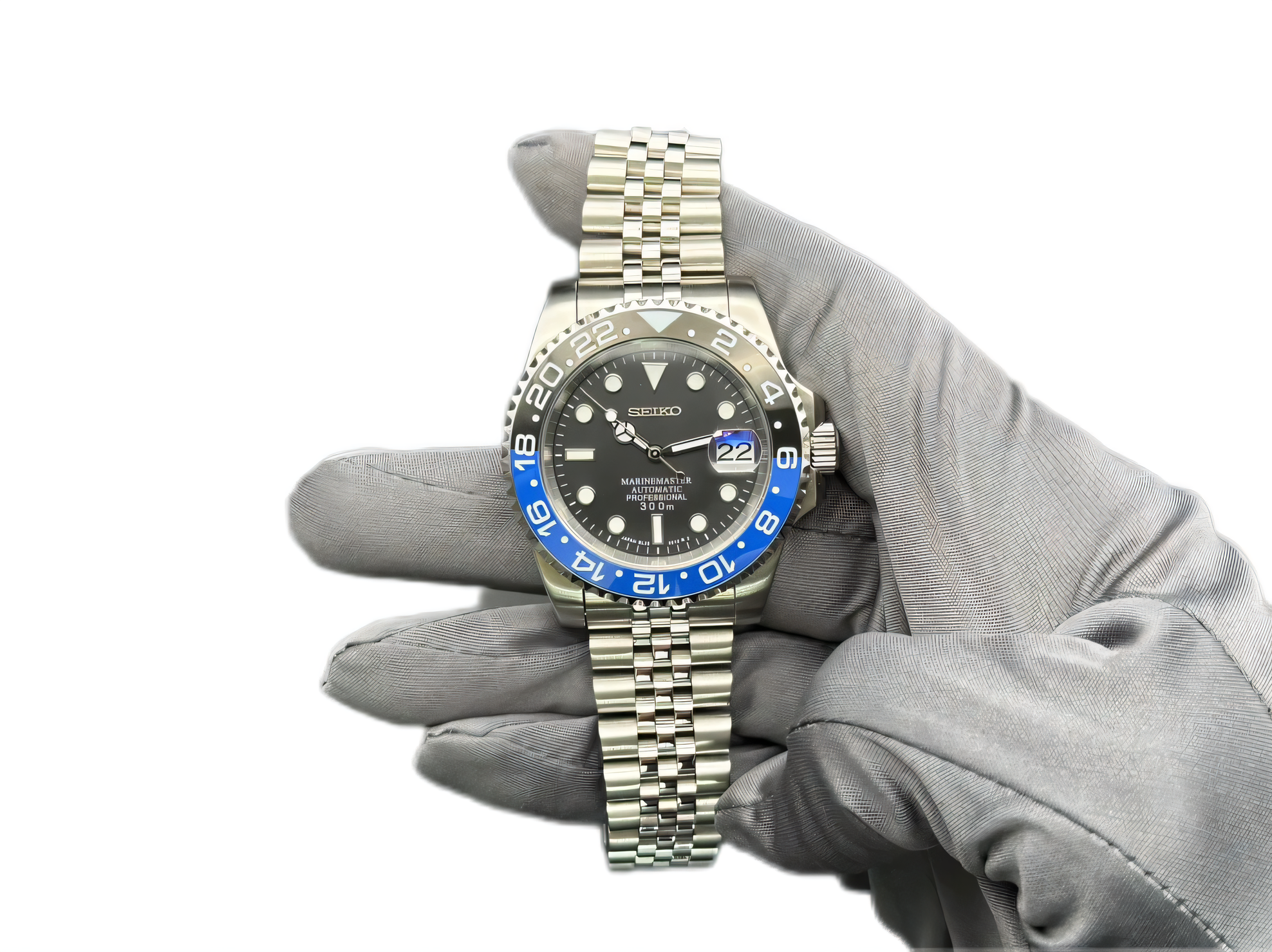 seiko custom GMT batman
