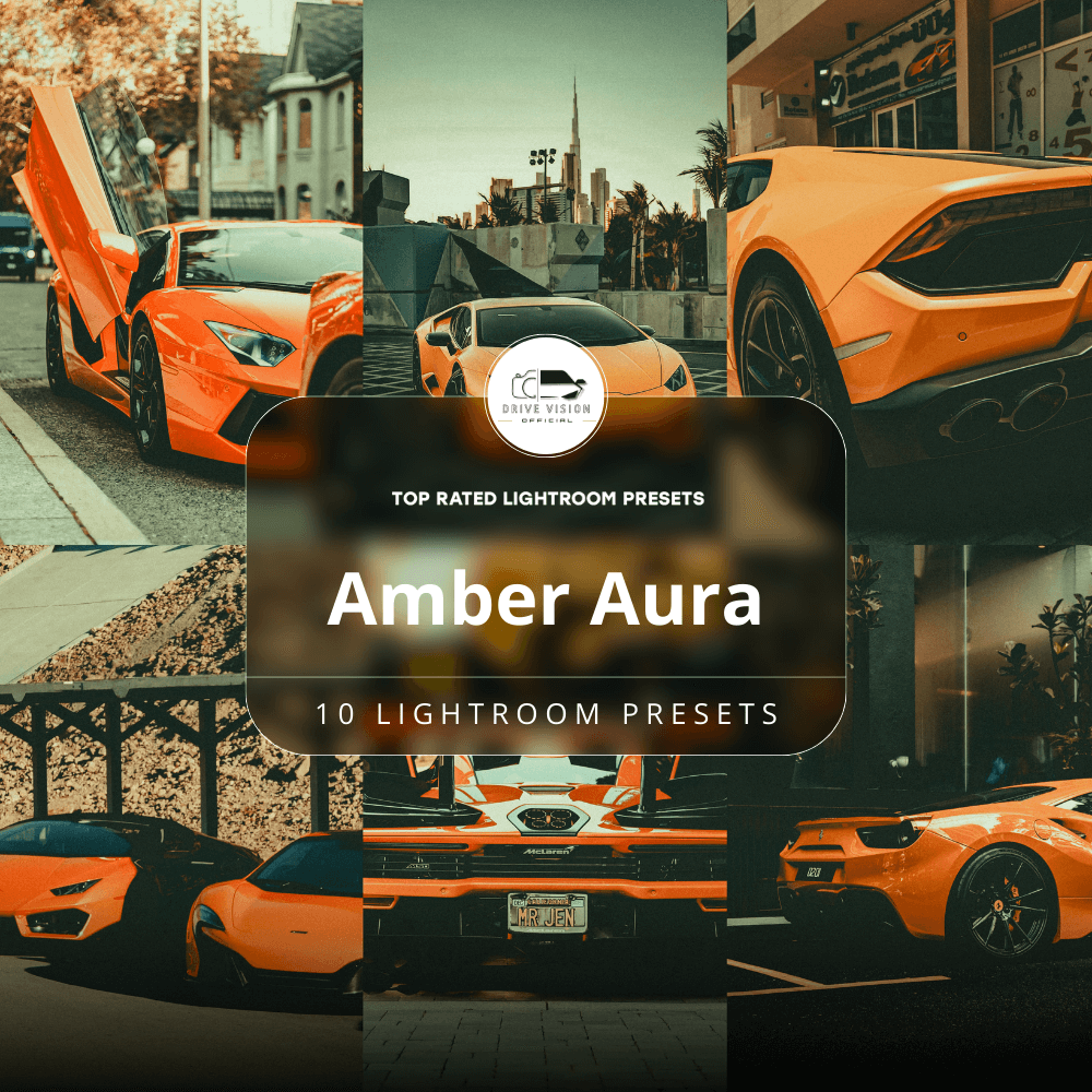 Amber Aura - Car Lightroom Preset Pack (10 Presets)