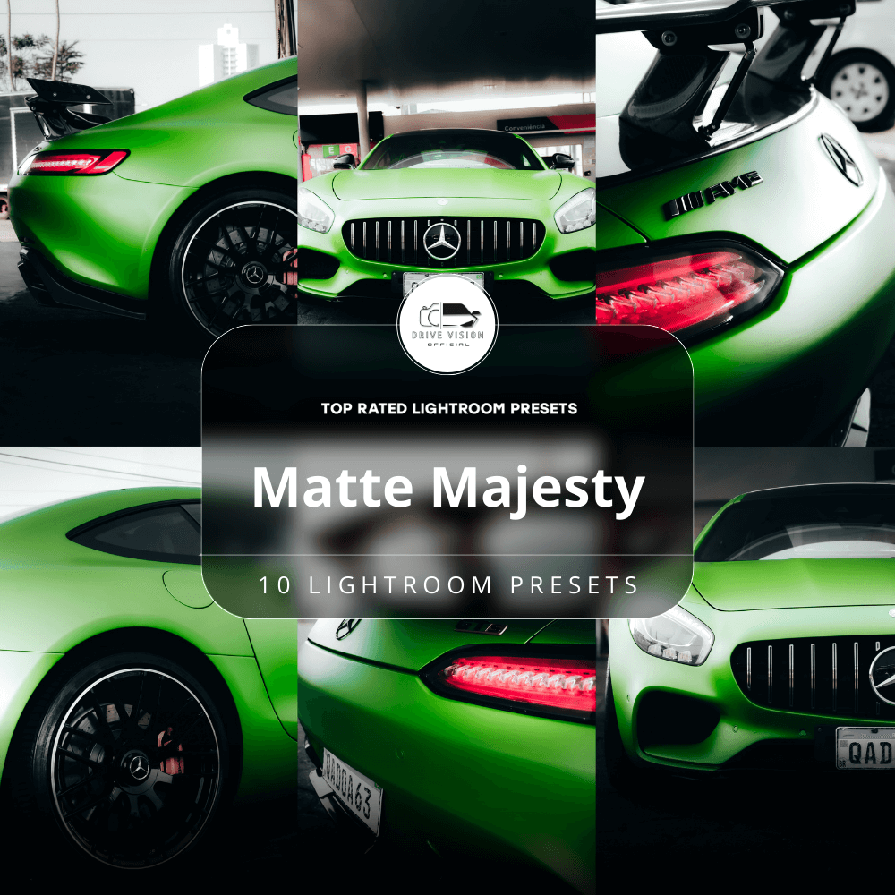 Matte Majesty - Car Lightroom Preset Pack (10 Presets)