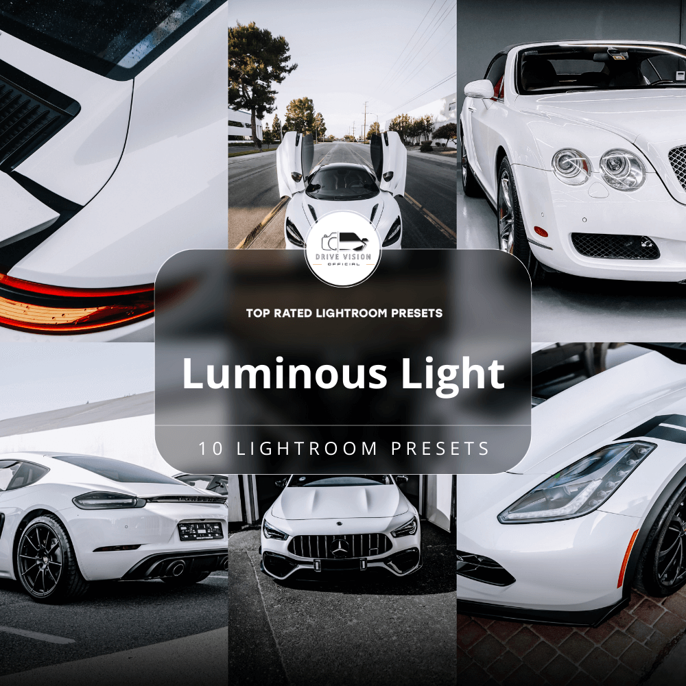 Luminous Light Pack -Car Lightroom Preset Pack (10 Presets)