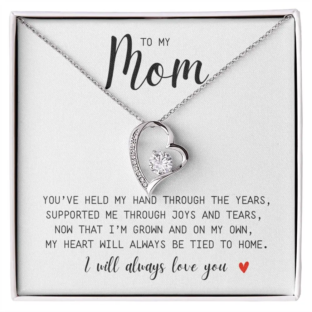 Mom I You Held My Hand I Forever Necklace I Mother's Day I Gift for Mom