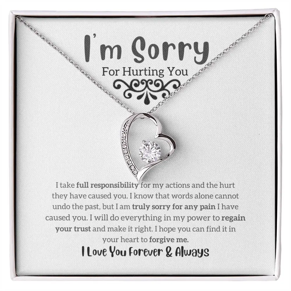 I'm Sorry For Hurting you - Forever Love Necklace