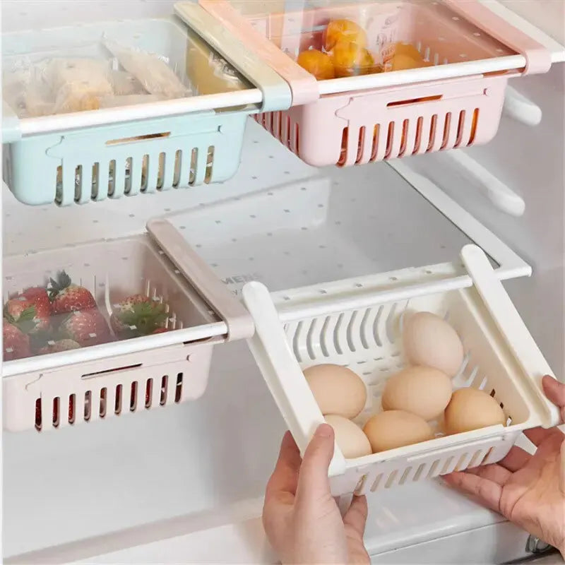 Tiroir Organisateur Extensible pour Réfrigérateur "FreshRack"