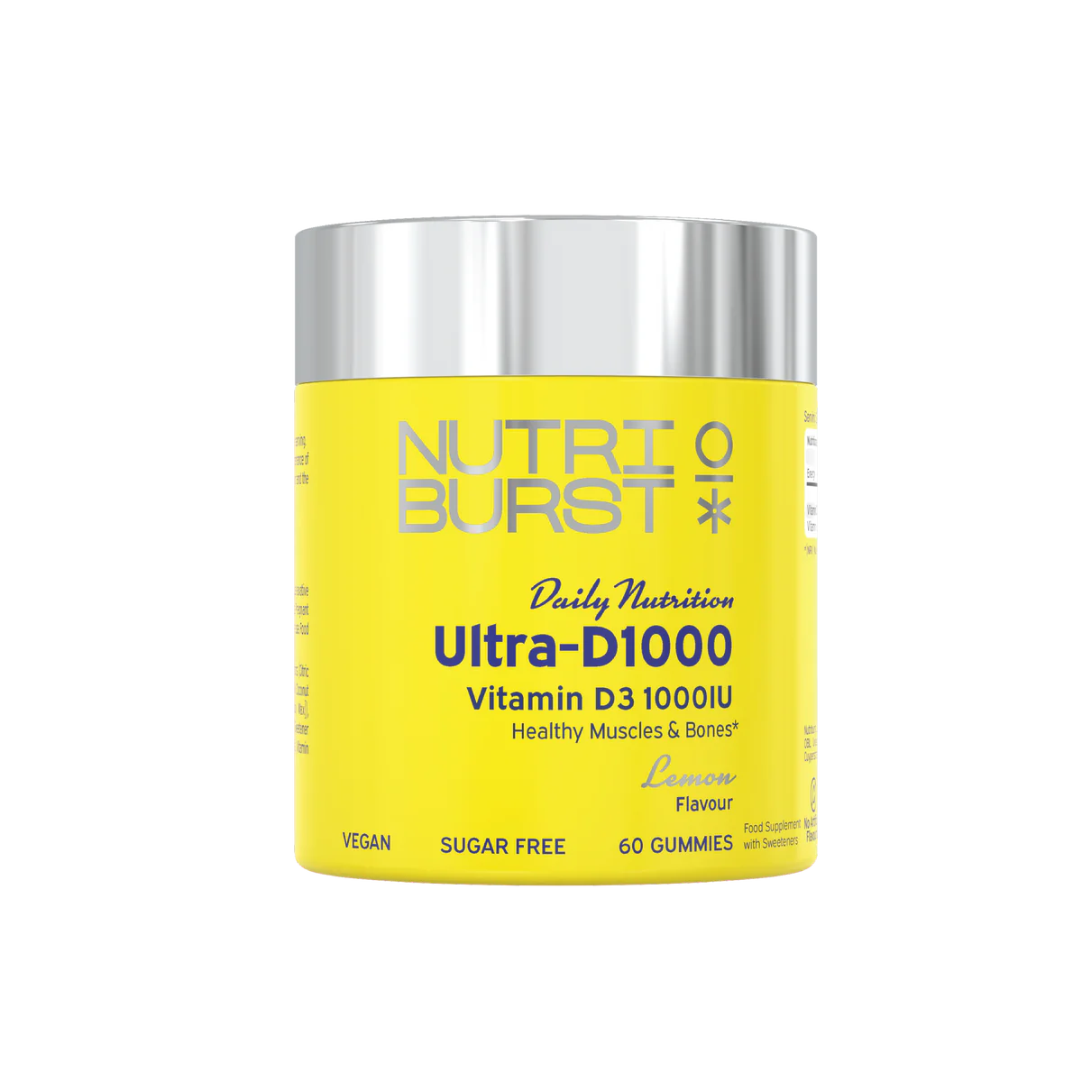 Nutriburst Ultra-D1000  60 Gummies