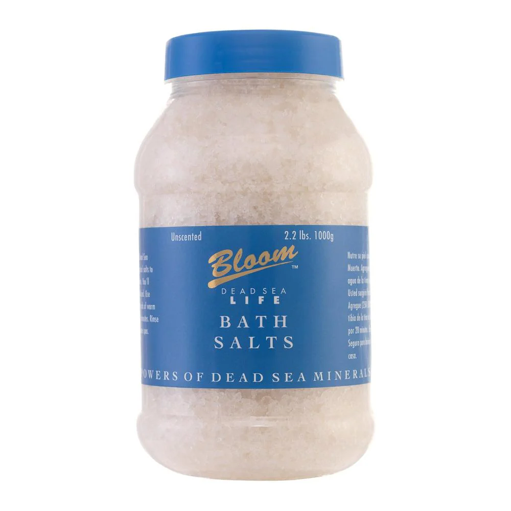 Bloom White Bath Salts Dead Sea1000g jar