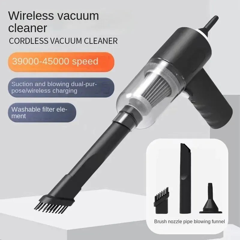 Car Wireless Vacuum Cleaner - 120W High Power Dual Use Portable Cleaner