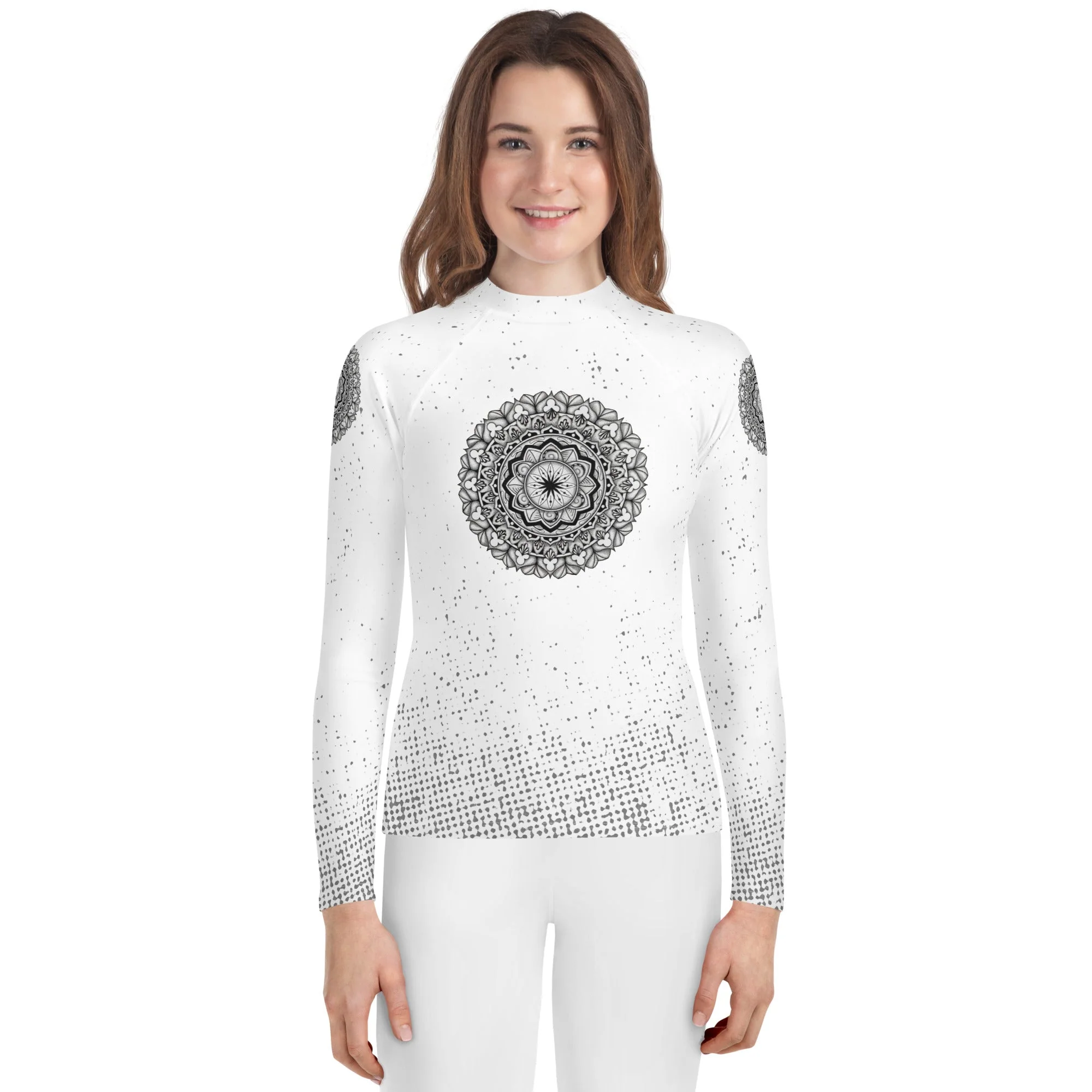 Mandala 2 Youth Rash Guard