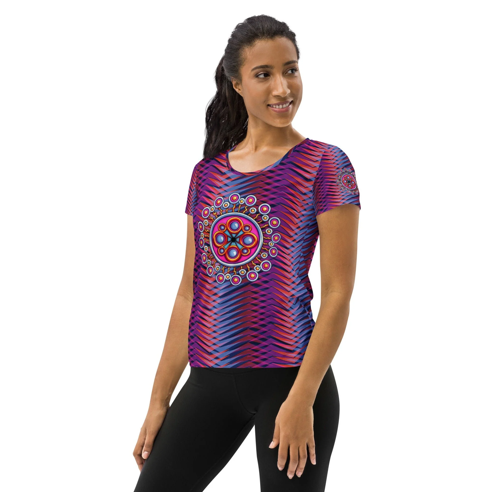 Mandala 22 Women's Athletic T-shirt