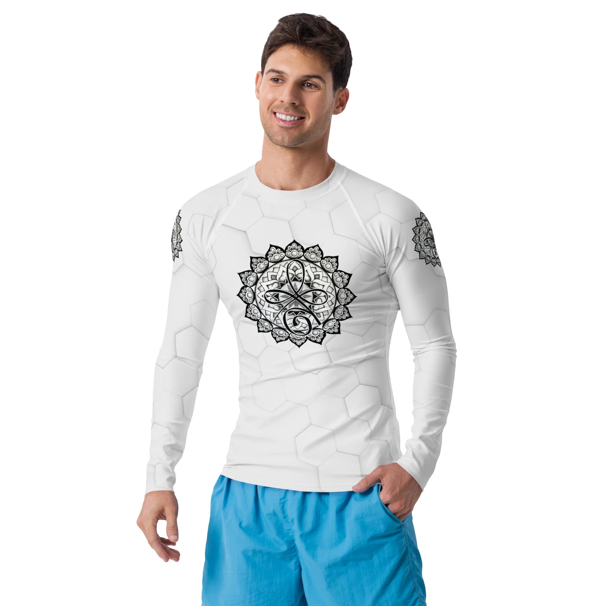 Mandala 3 Men's Rash Guard