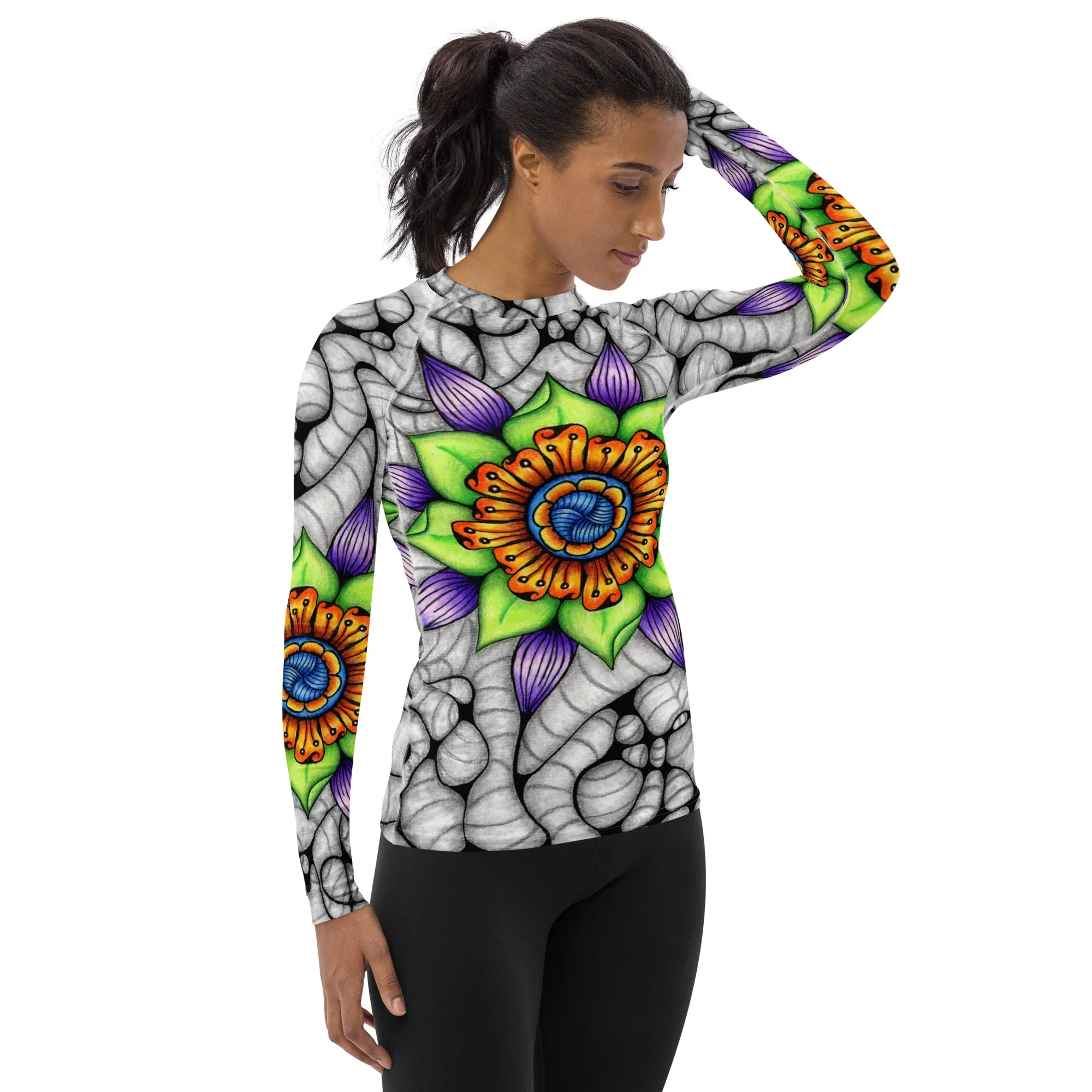 Ethereal Mandala Women's Rash Guard