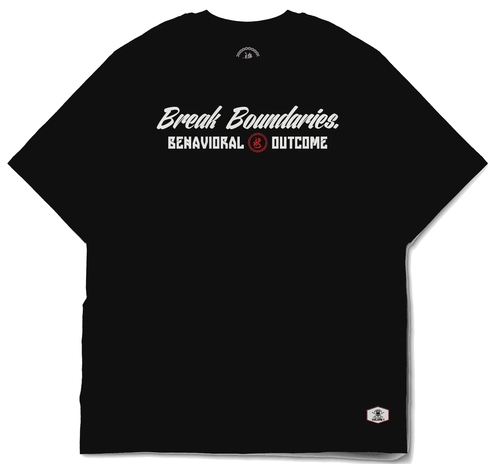 BREAK BOUNDARIES OVERSIZE TEE - BLACK