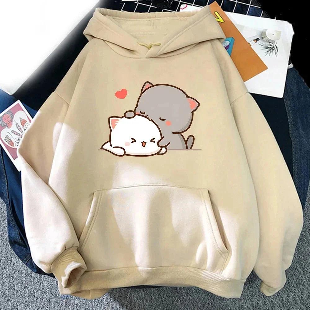 Autumn Bubu Dudu Printed Hoodies Men