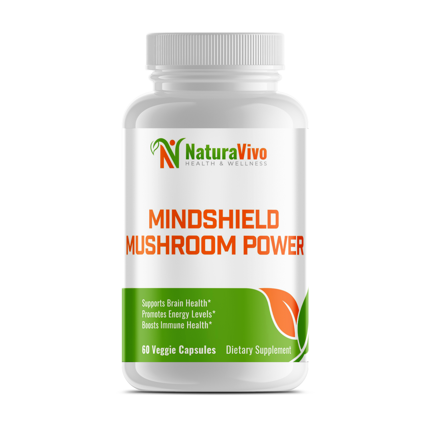 MindShield Mushroom Power: Comprehensive Immune & Cognitive Support with Advanced Mushroom Complex