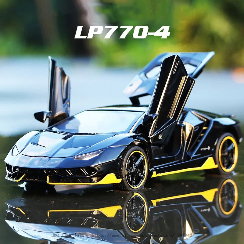 1:32 LP770 Alloy Diecast Car - Sound & Light, Kids' Gift