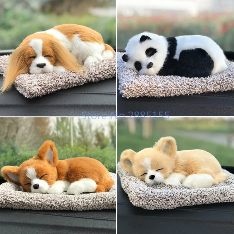 Plush Sleeping Animal Car Interior Decoration: Ideal Gift