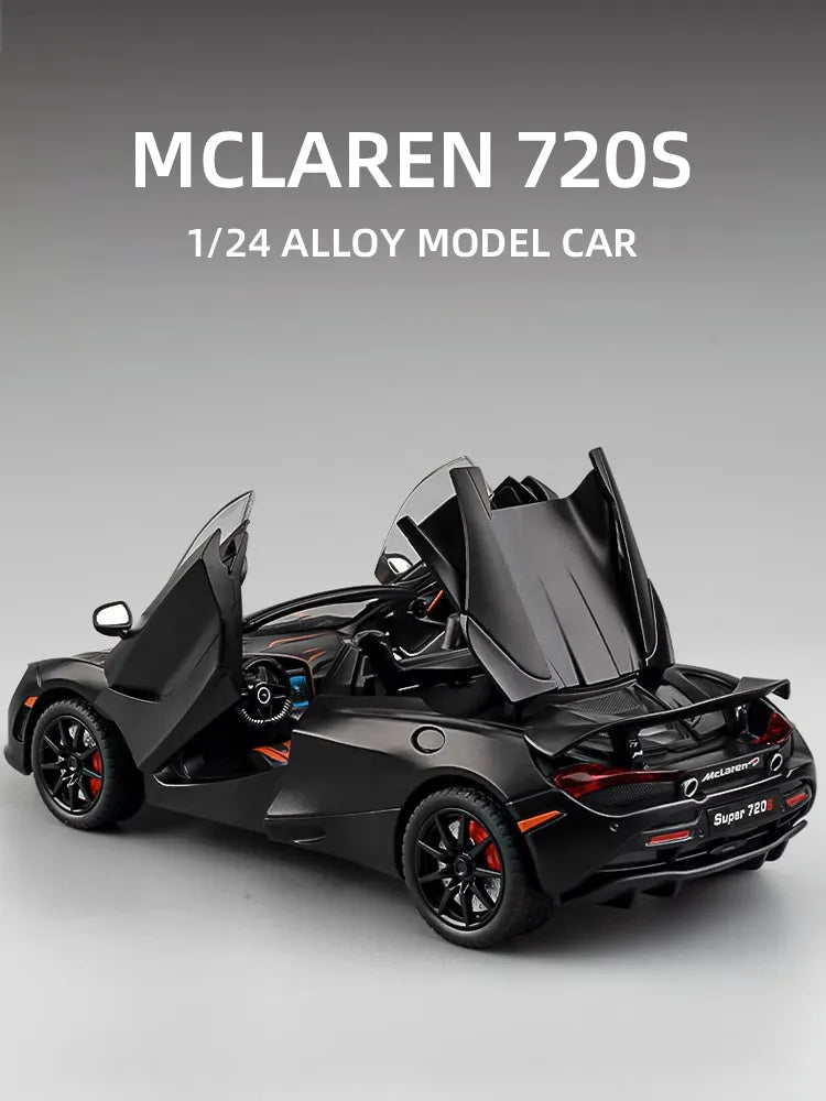 Mclaren 720s 1:24 Diecast Car - Sound & Light, Kid's Gift