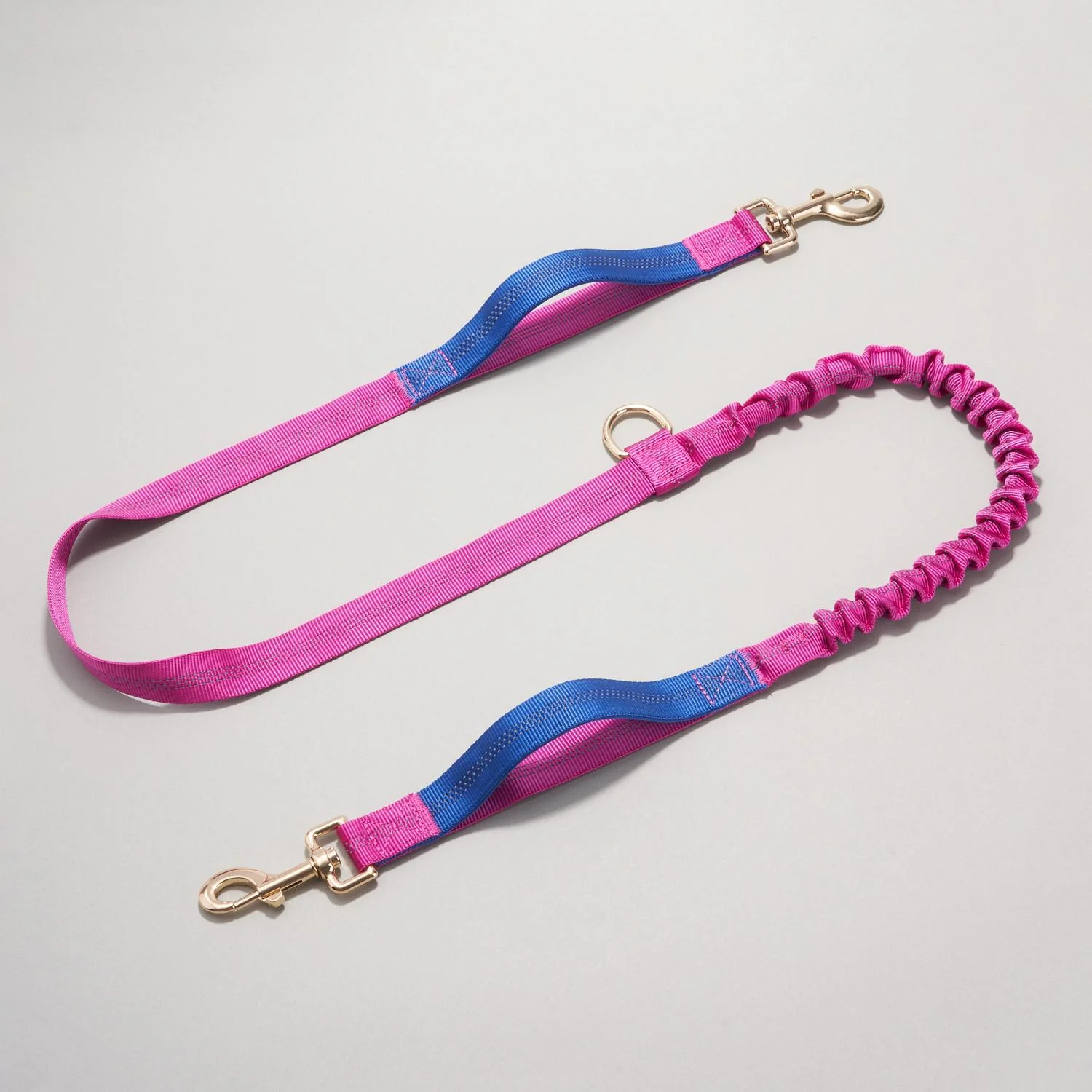 FreeJoy | Hands Free Dog Leash | Barbie Pink and Bright Blue