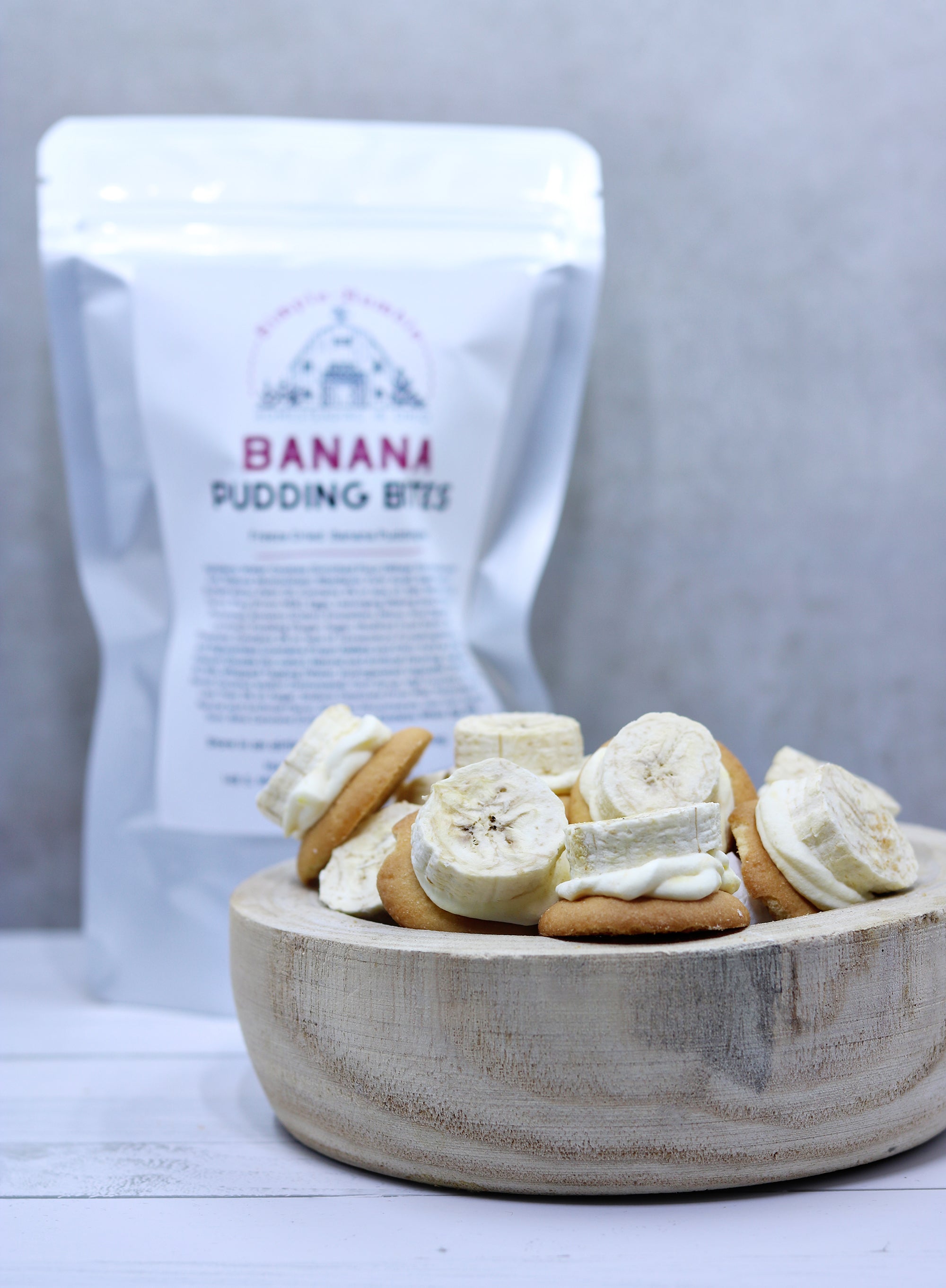 Freeze Dried Banana Pudding Bites