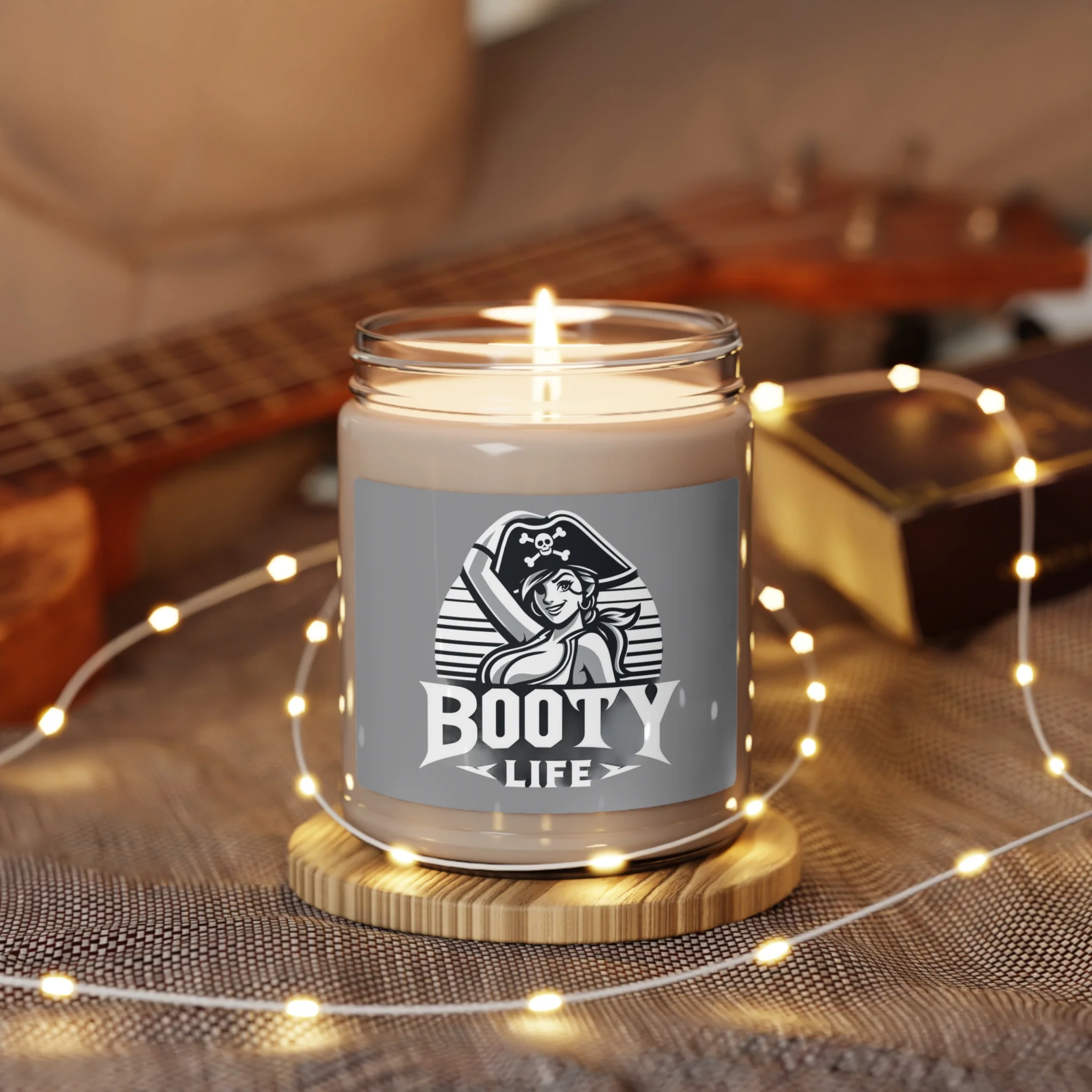 Female Pirate Booty Life Logo BL_Logo_5 Scented Soy Candle, 9oz