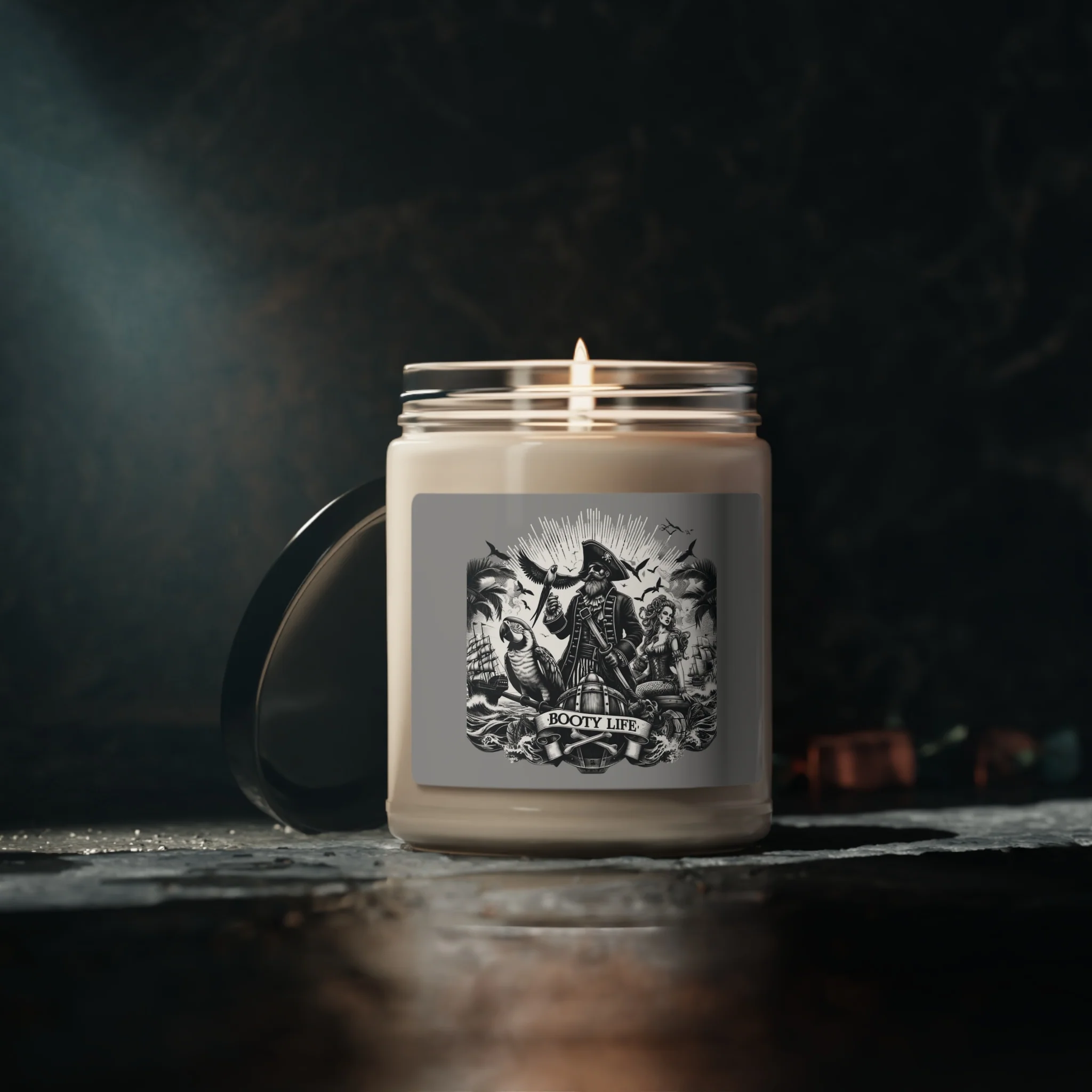 Pirates at Sea Booty Life BLS#53 Scented Soy Candle, 9oz