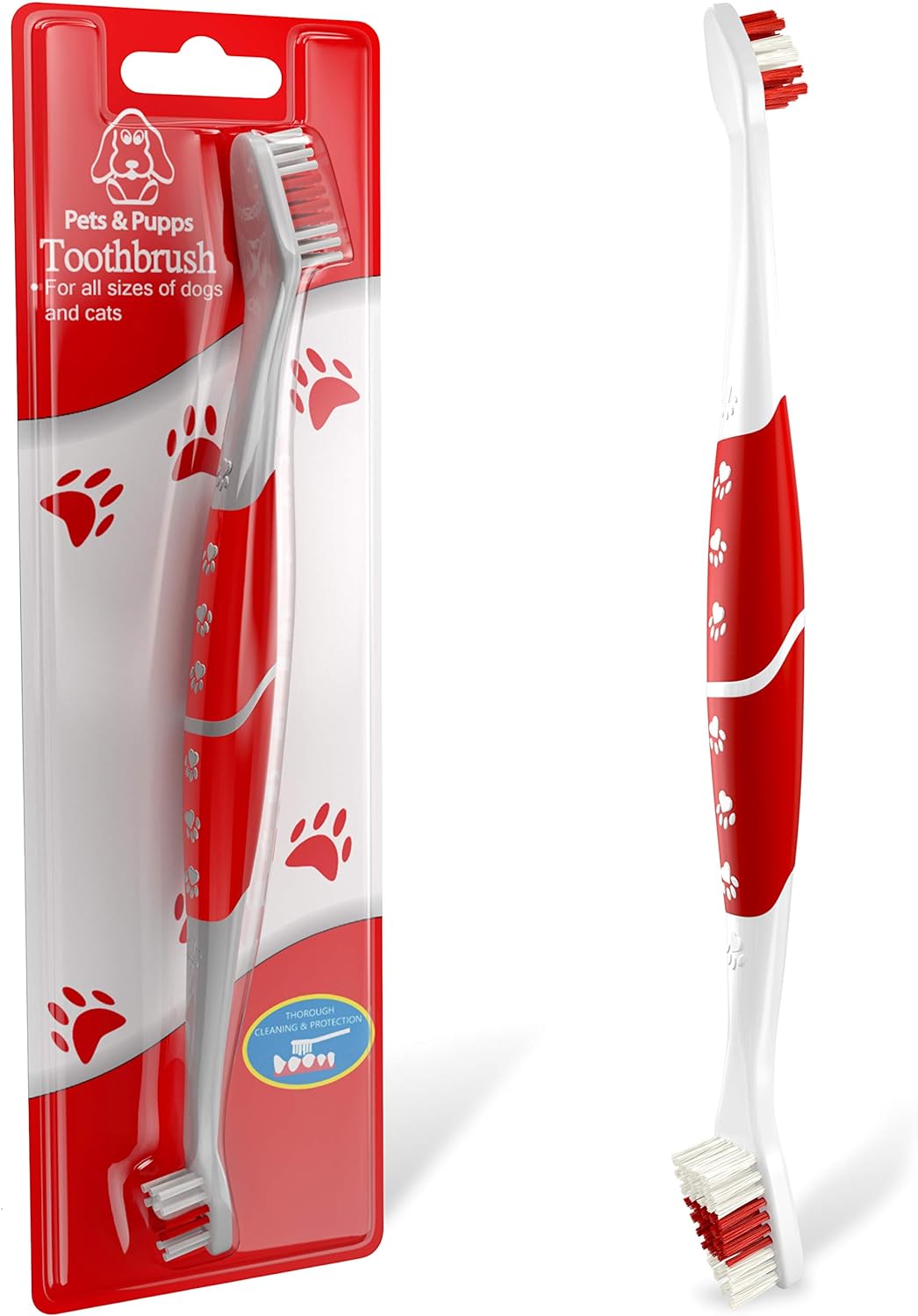 Pet Toothbrush for Dogs, Cats with Soft Bristles