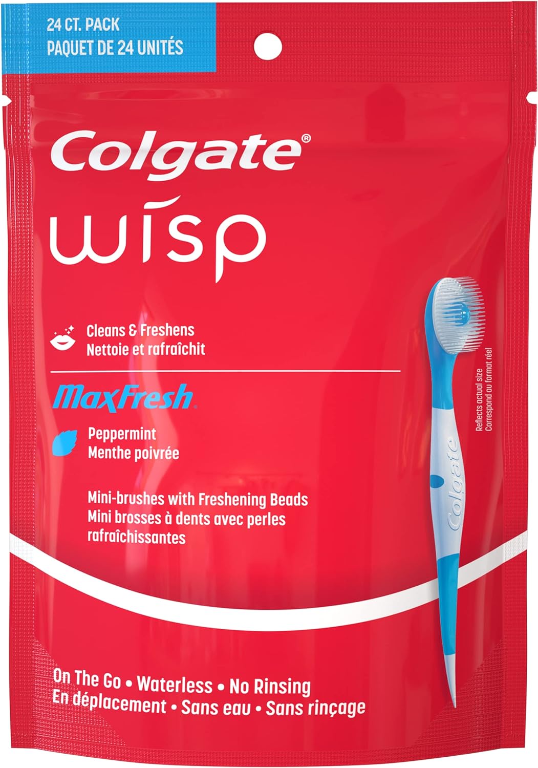 Colgate Wisp Max Fresh Peppermint Mini-Brushes