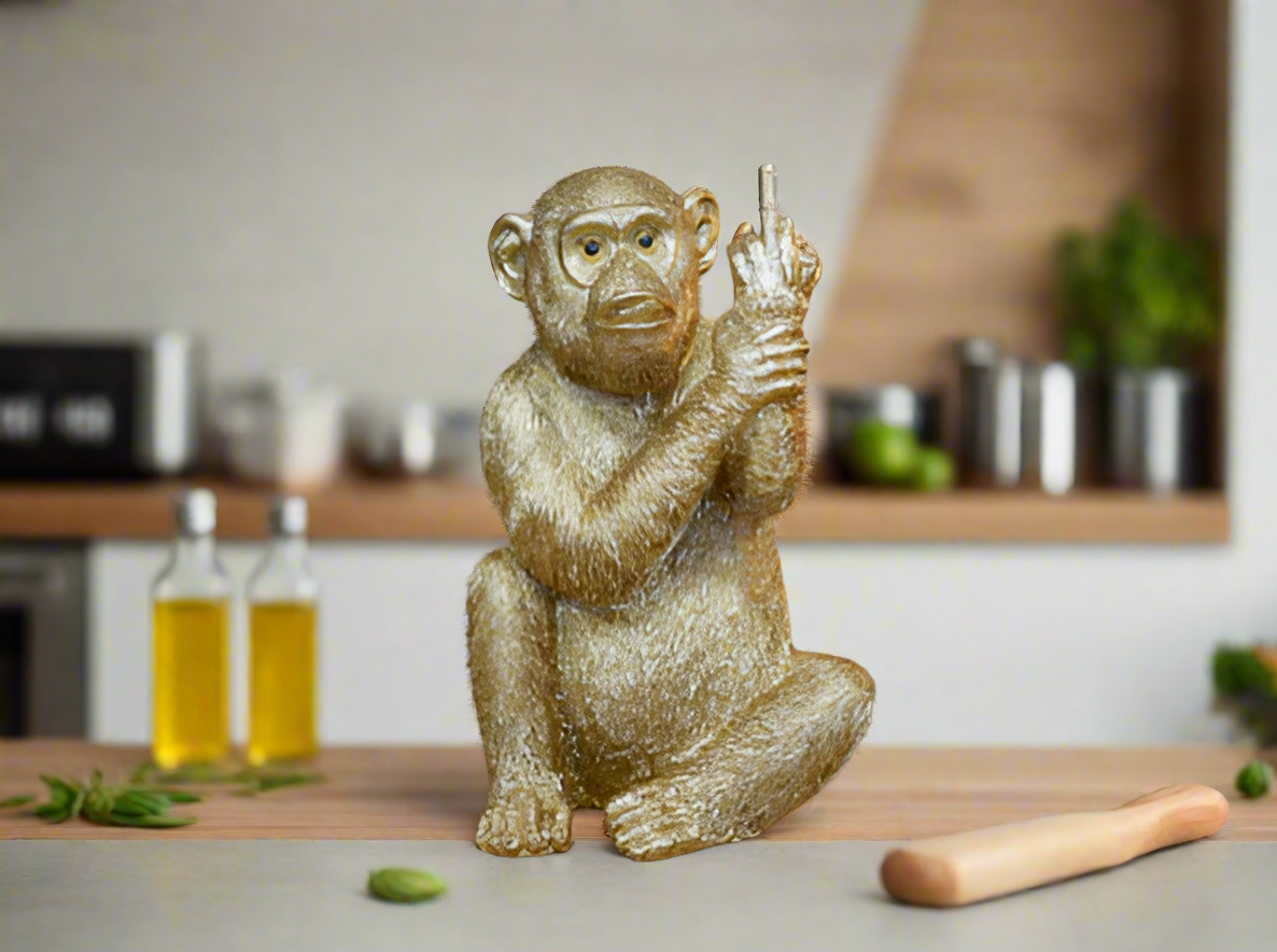 Novelty Resin Monkey Figurine