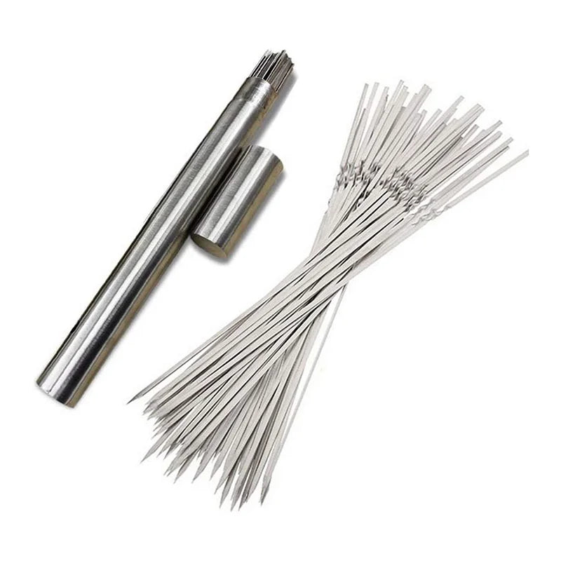 50Pcs Stainless Steel Barbecue Skewer