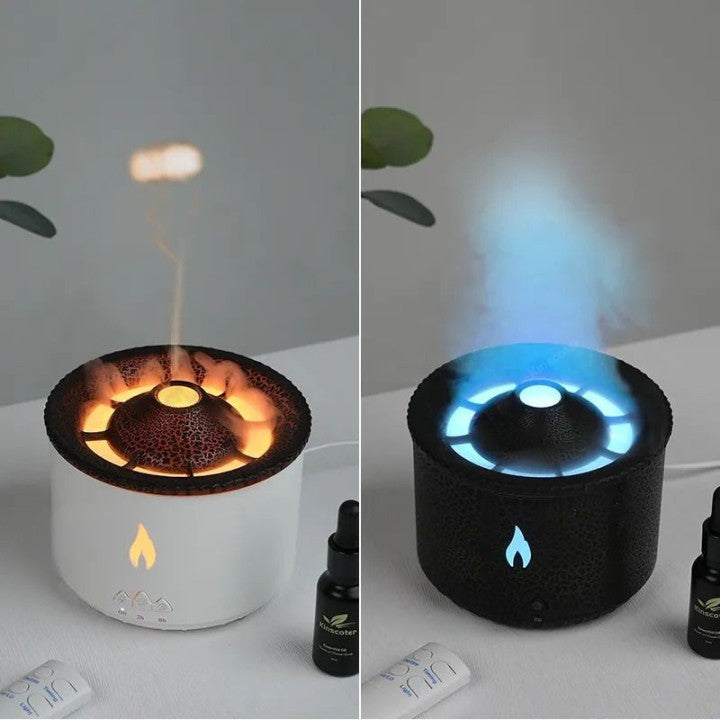 Volcano Jellyfish Flame Aroma Diffuser