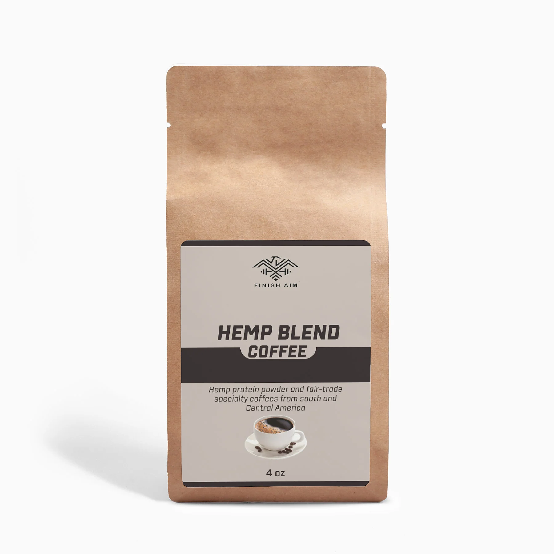 Finish Aim Hemp Coffee Blend - Medium Roast 4oz