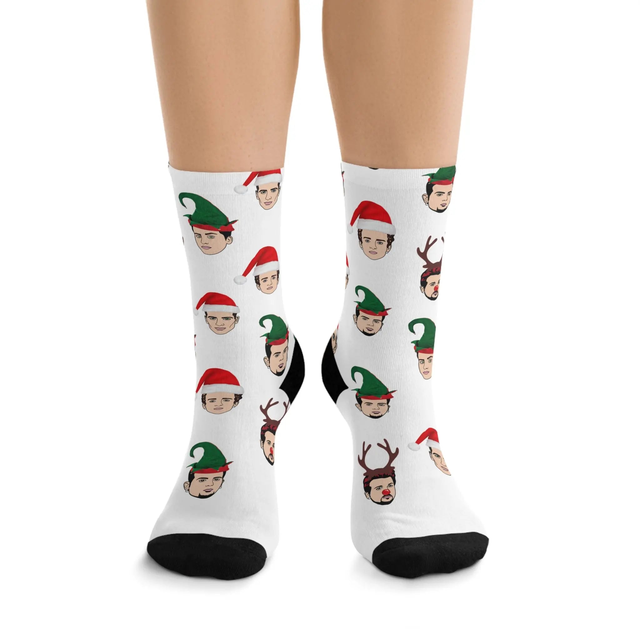 NSYNC Happy Holidays Socks