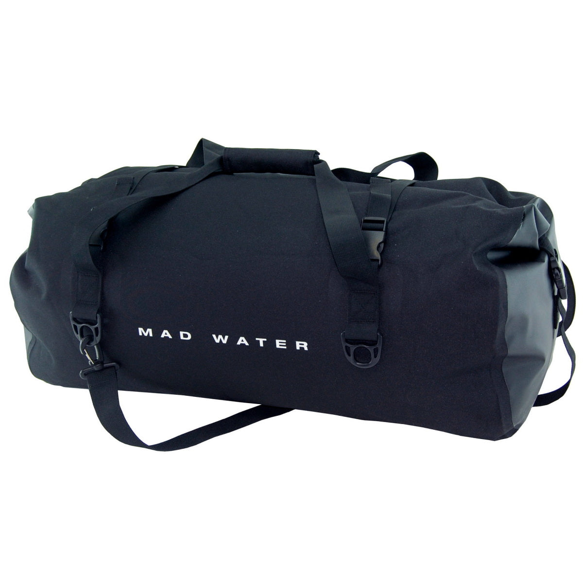60L Roll-Top Waterproof Duffel - Black