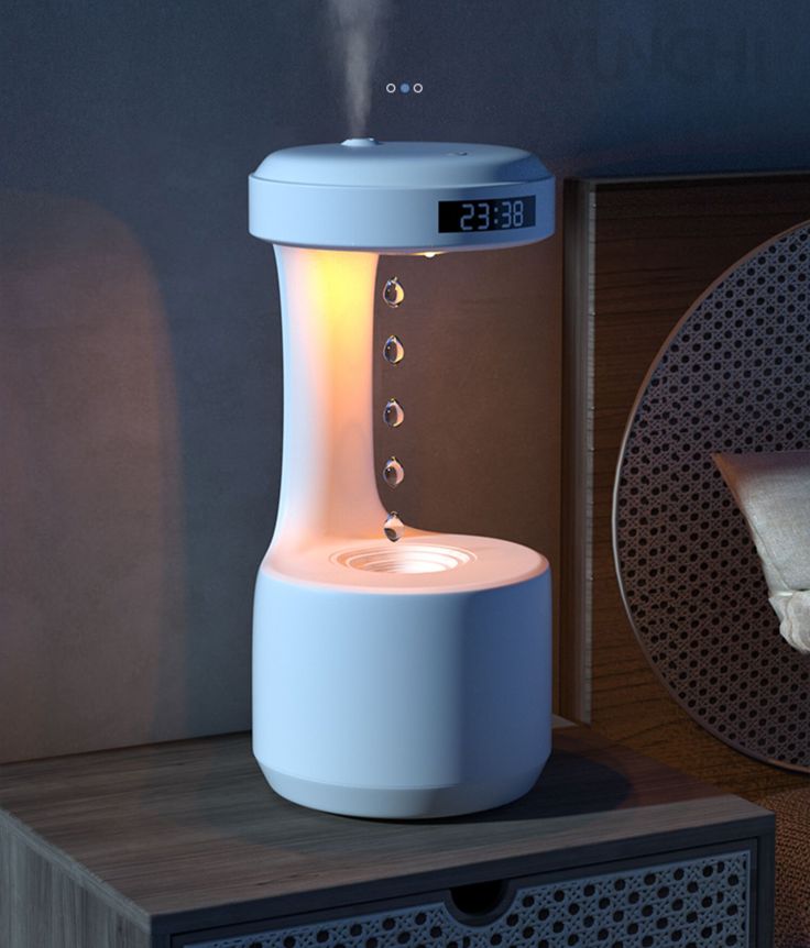 Anti-gravity Water Droplet Humidifier & Aromatherapy Machine: Elevate Your Space with Serenity