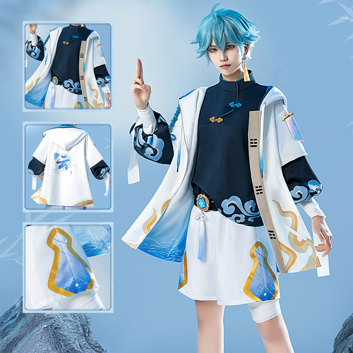 Genshin Impact Kamisato Ayaka High Quality Anime Game Halloween Cosplay Costume