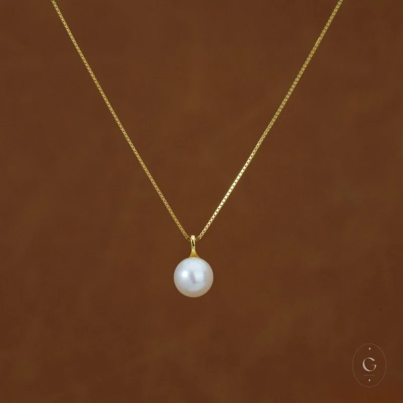 Marina Dainty Pearl Necklace