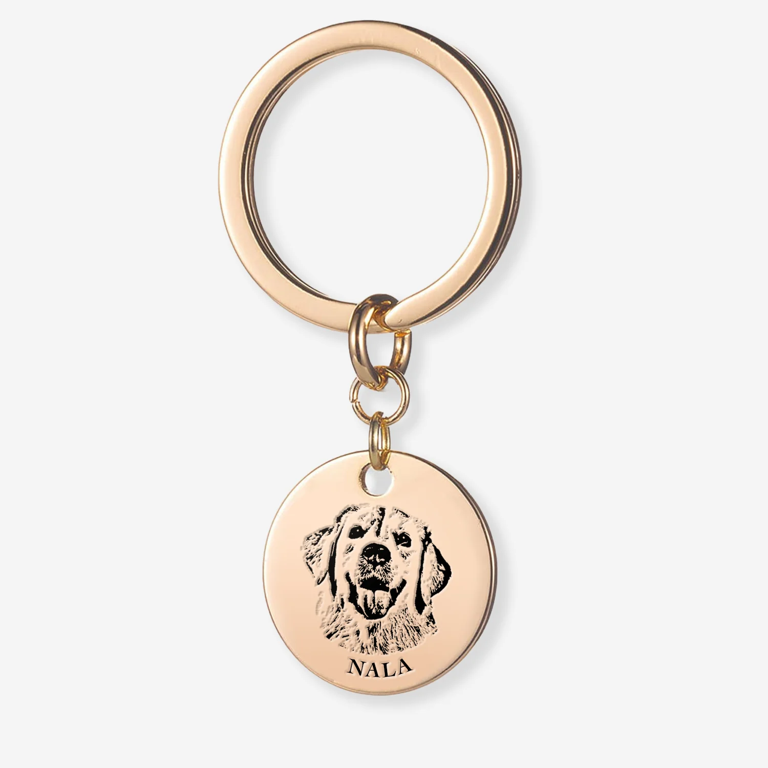 Personalized Custom Pet Face Keychain