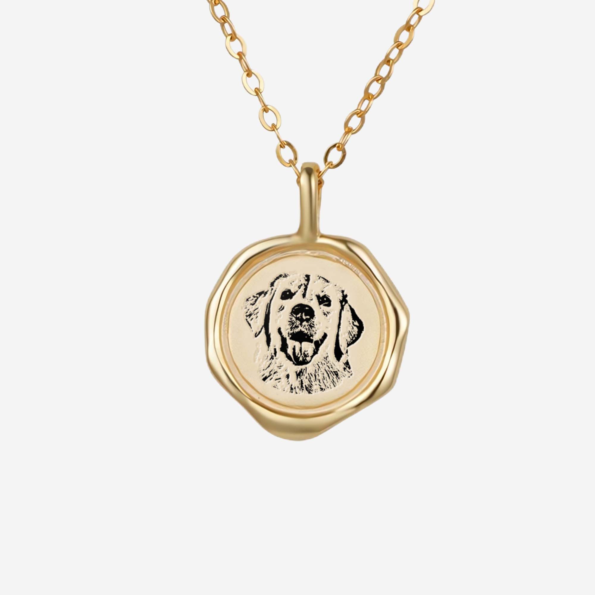 Personalized Pet Portrait Necklace