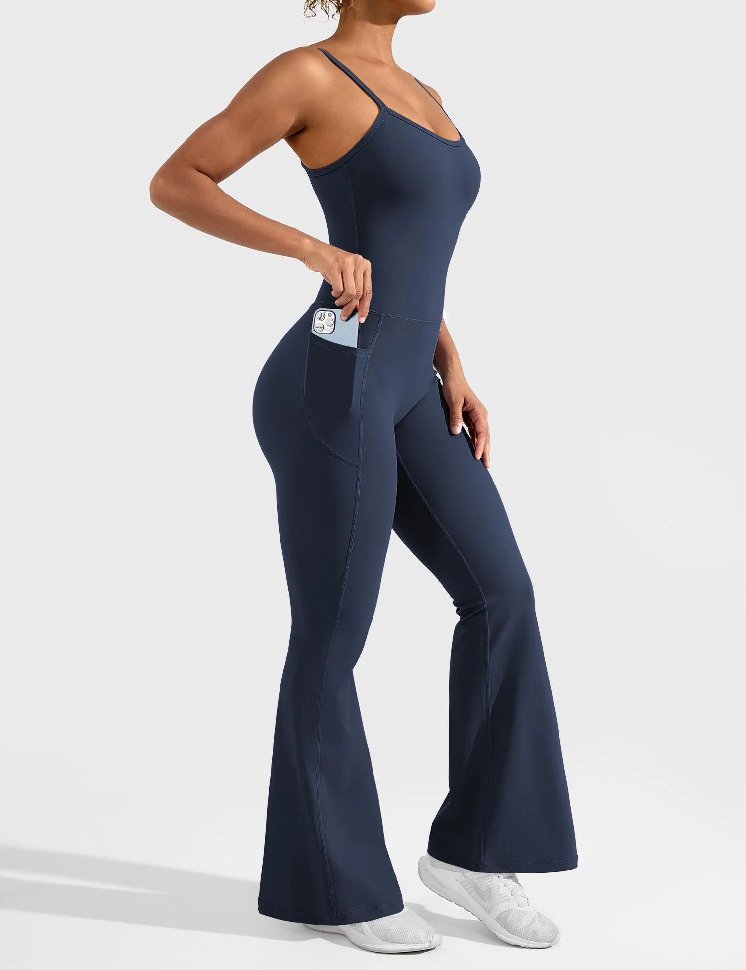 Yeoreo Mena Flared Jumpsuit with Side Pockets