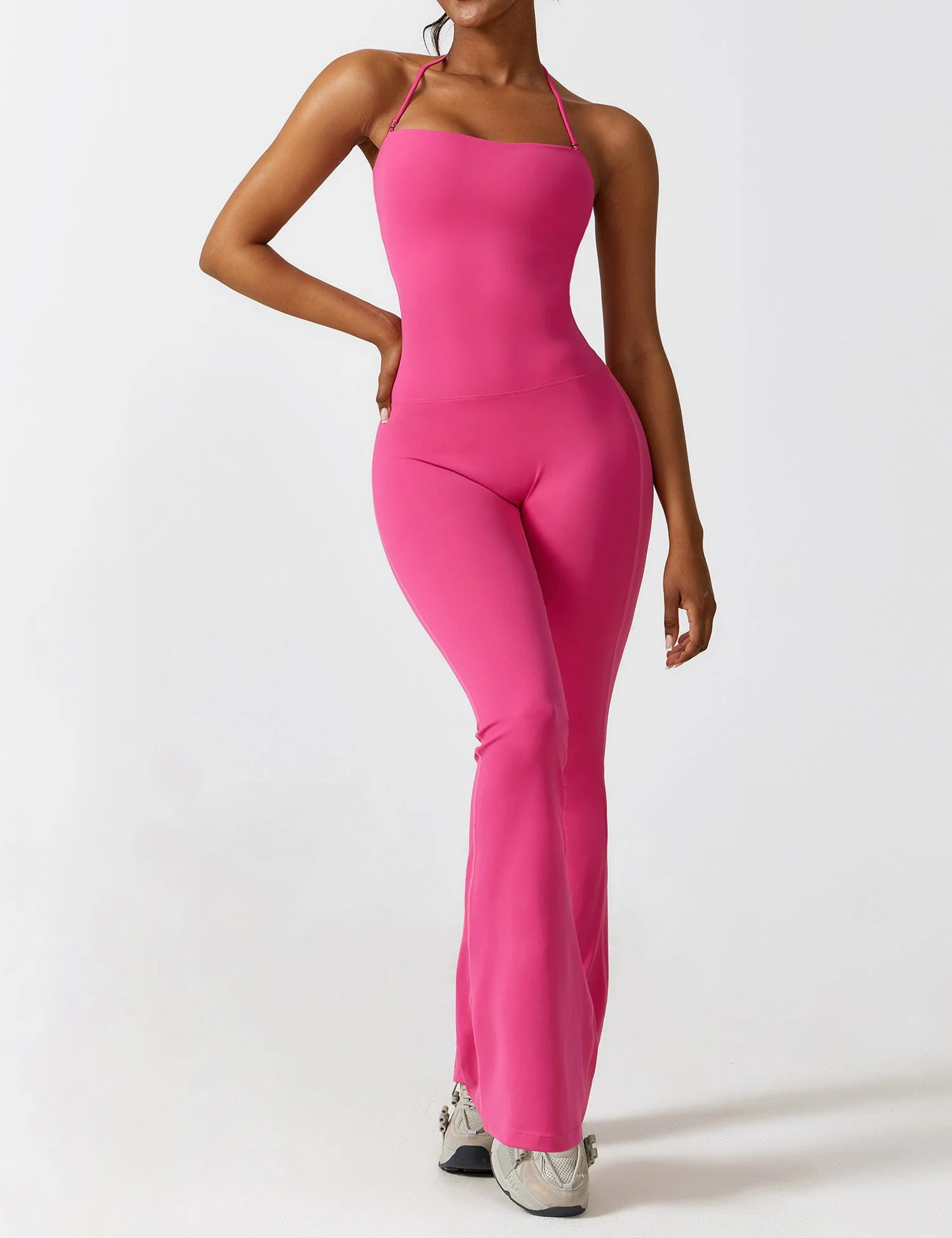 Yeoreo Halter Flared Jumpsuit