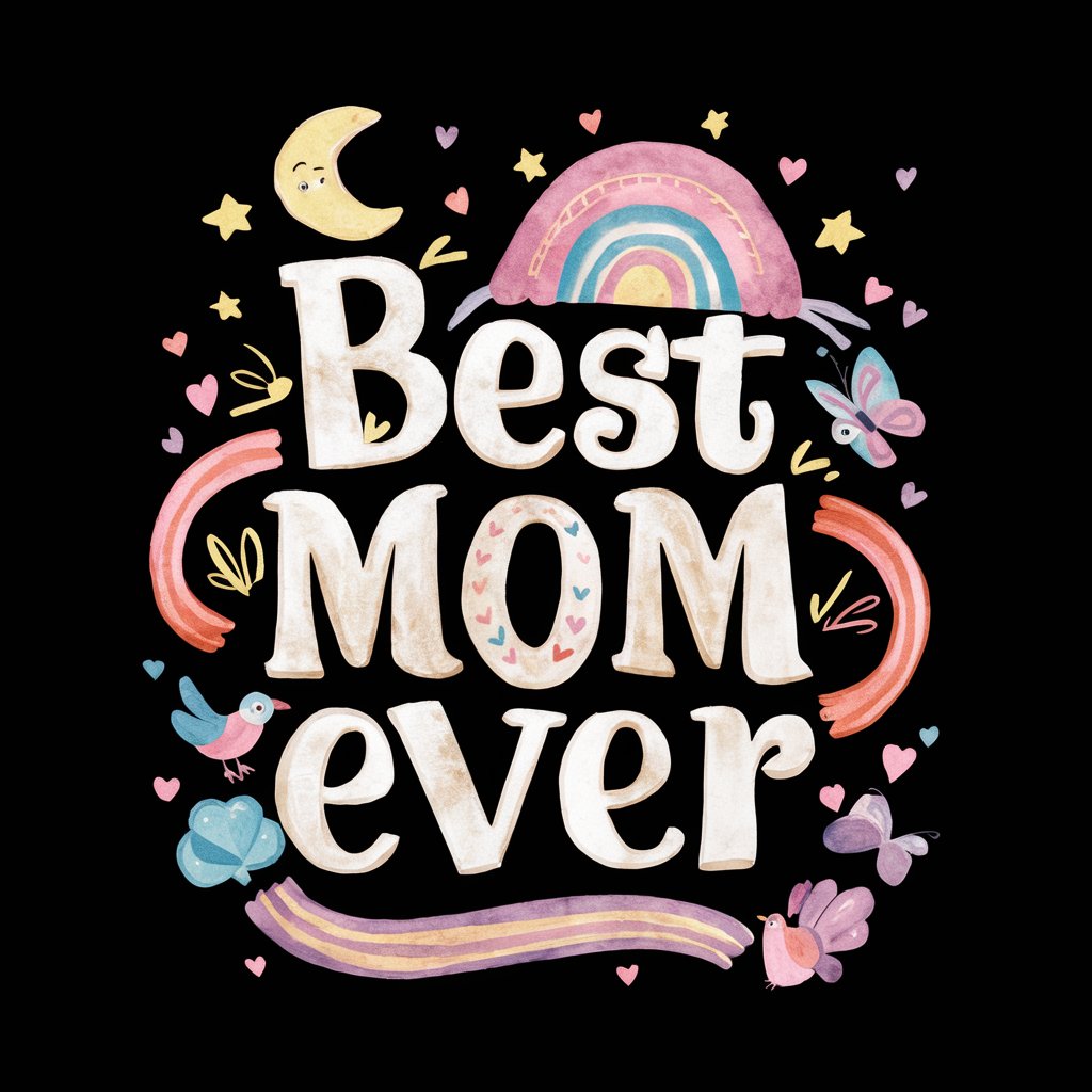 Best Mom Ever wallpaper (Digital Product)
