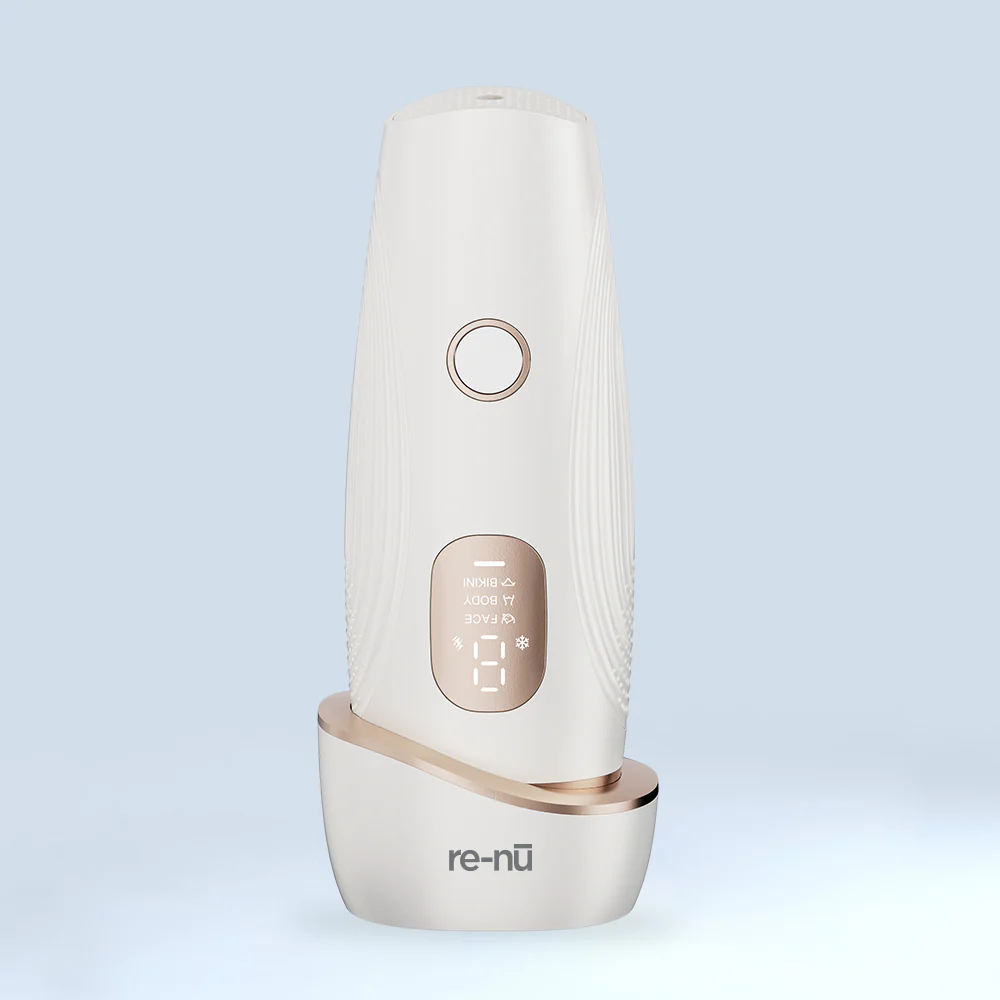 IPL Hair Removal Device with Ice Cooling Tech